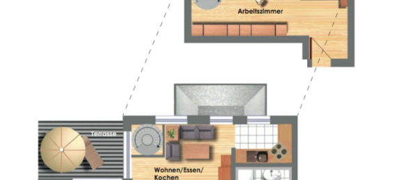 Neubauimmobilie München Grundriss #1
