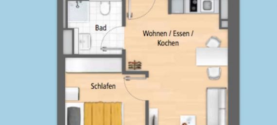 Micro-Apartments Nürnberg Grundriss #3