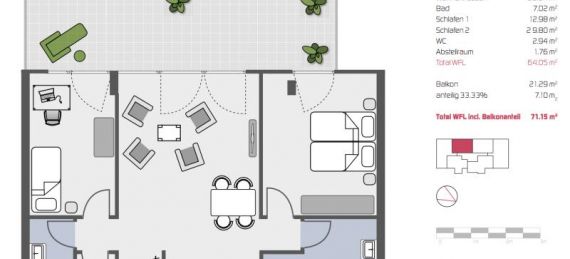 Exklusive ETWs Düsseldorf Grundriss #2