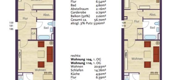 Eigentumswohnungen Halle Grundriss #1