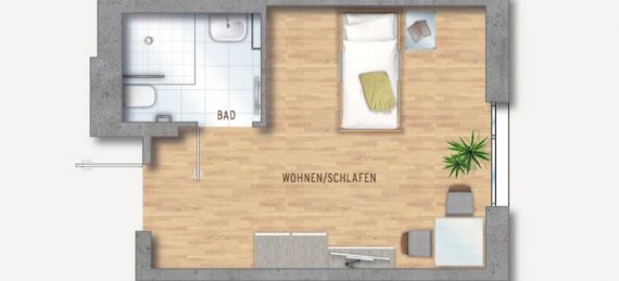 Pflegeimmobilie München - Perlach Grundriss #1