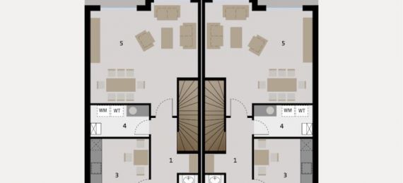 Doppelhaushälften Bergen Grundriss #4